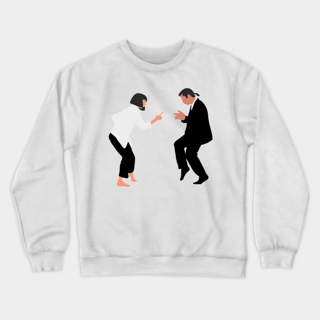 Mia & Vincent - Pulp Fiction Crewneck Sweatshirt by Randomart